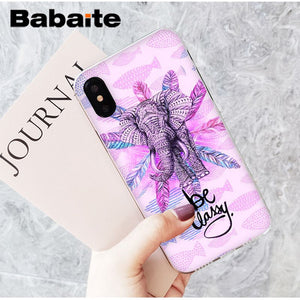 Colorful animal elephant Cell Phone Case for iPhone-Classic Elephant