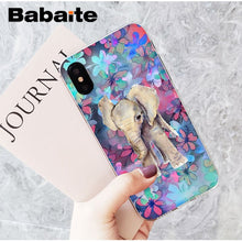 Load image into Gallery viewer, Colorful animal elephant Cell Phone Case for iPhone-Classic Elephant