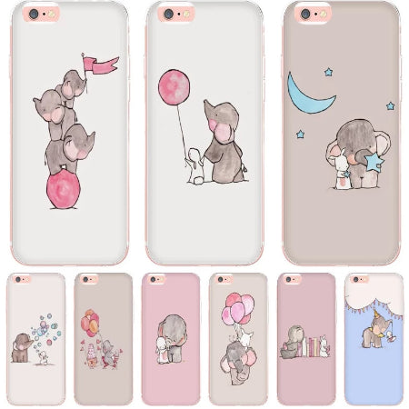 Elephant and Rabbit Phone Case for Apple iPhone-Classic Elephant