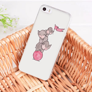 Elephant and Rabbit Phone Case for Apple iPhone-Classic Elephant