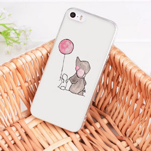 Elephant and Rabbit Phone Case for Apple iPhone-Classic Elephant