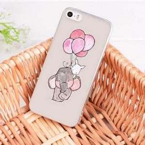 Elephant and Rabbit Phone Case for Apple iPhone-Classic Elephant