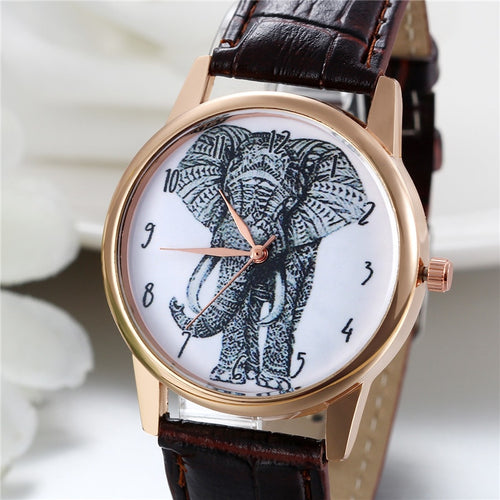 Women Wrist Elephant Quartz Watch-Classic Elephant