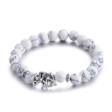 Load image into Gallery viewer, Classic Natural Stone Unisex Buddha Charm Bracelet-Bracelet-Classic Elephant