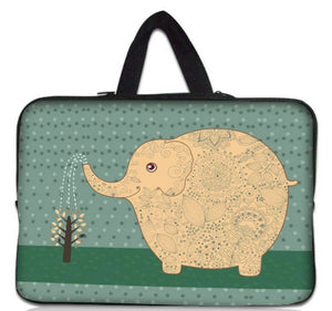 Water Resistant Elephant Notebook, Computer, or Laptop sleeve-computer bag-Classic Elephant