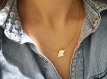 Load image into Gallery viewer, Lovely Tiny Baby Lucky Elephant Animal Necklace-Necklace-Classic Elephant