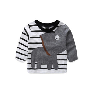 Children's Causal Pajama set (2pcs) T-shirt and Pants-Childrens-Classic Elephant
