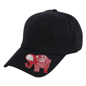 Unisex childrens baseball cap 54CM 3 to 12 year old-Hats-Classic Elephant