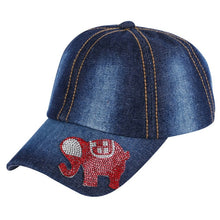 Load image into Gallery viewer, Unisex childrens baseball cap 54CM 3 to 12 year old-Hats-Classic Elephant