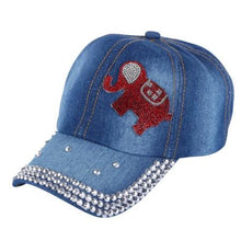 Load image into Gallery viewer, Unisex childrens baseball cap 54CM 3 to 12 year old-Hats-Classic Elephant