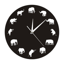 Load image into Gallery viewer, Elephant Wall Clock-Classic Elephant