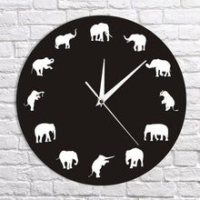 Load image into Gallery viewer, Elephant Wall Clock-Classic Elephant