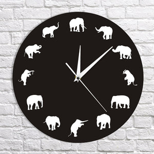 Elephant Wall Clock-Classic Elephant