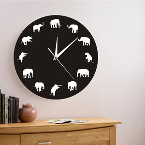 Elephant Wall Clock-Classic Elephant