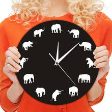 Load image into Gallery viewer, Elephant Wall Clock-Classic Elephant