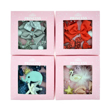 Load image into Gallery viewer, 8 Piece children&#39;s girl elephant hairpins &amp; bows-HAIR-Classic Elephant