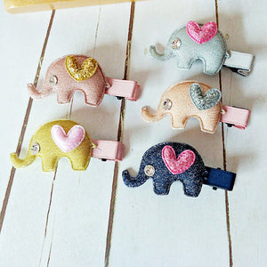 Cute Cartoon Elephant Hair Barrette-Classic Elephant