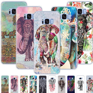 Elephant Aztec indian Flower cell phone case for Samsung-Classic Elephant
