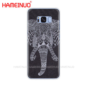 Elephant Aztec indian Flower cell phone case for Samsung-Classic Elephant