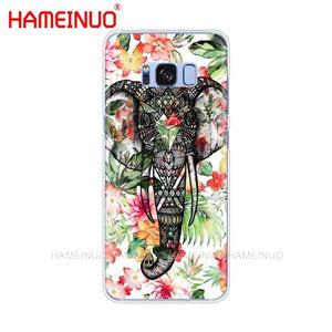 Elephant Aztec indian Flower cell phone case for Samsung-Classic Elephant