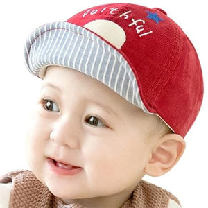 Corduroy Cartoon Elephant Cotton Baby Cap-Childrens-Classic Elephant