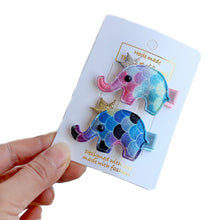 Load image into Gallery viewer, Shiny 2Pcs/set Baby Elephant Cartoon Hair Clip-Classic Elephant