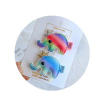 Load image into Gallery viewer, Shiny 2Pcs/set Baby Elephant Cartoon Hair Clip-Classic Elephant