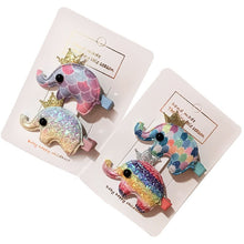 Load image into Gallery viewer, Shiny 2Pcs/set Baby Elephant Cartoon Hair Clip-Classic Elephant