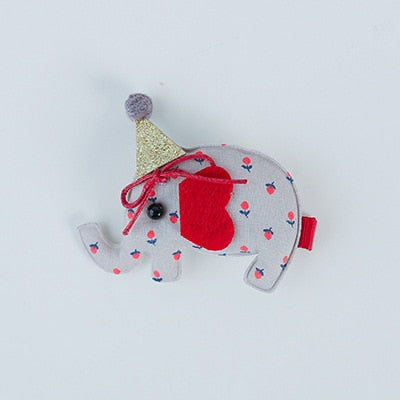 Girls Cartoon Elephant Styling Hair Clip-BARRETTE-Classic Elephant